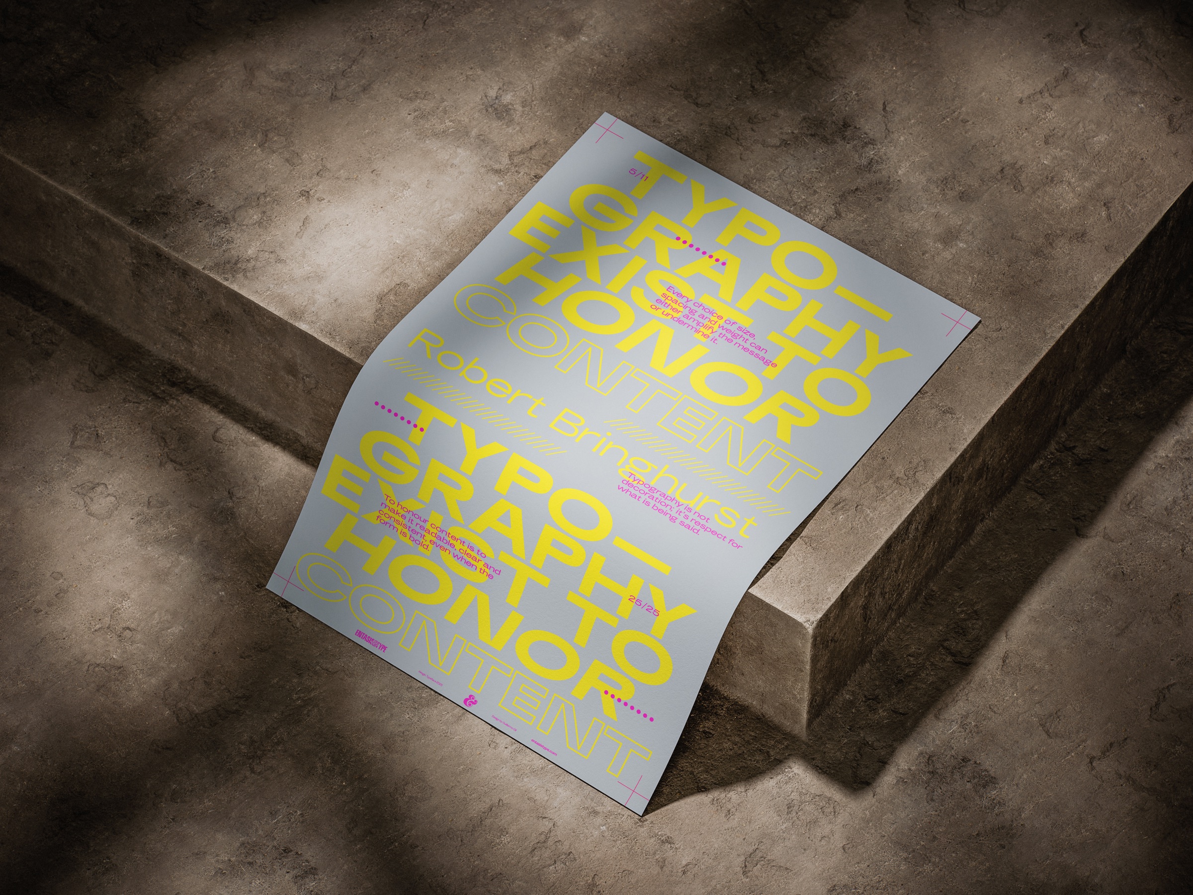 EntasisType poster composition in use