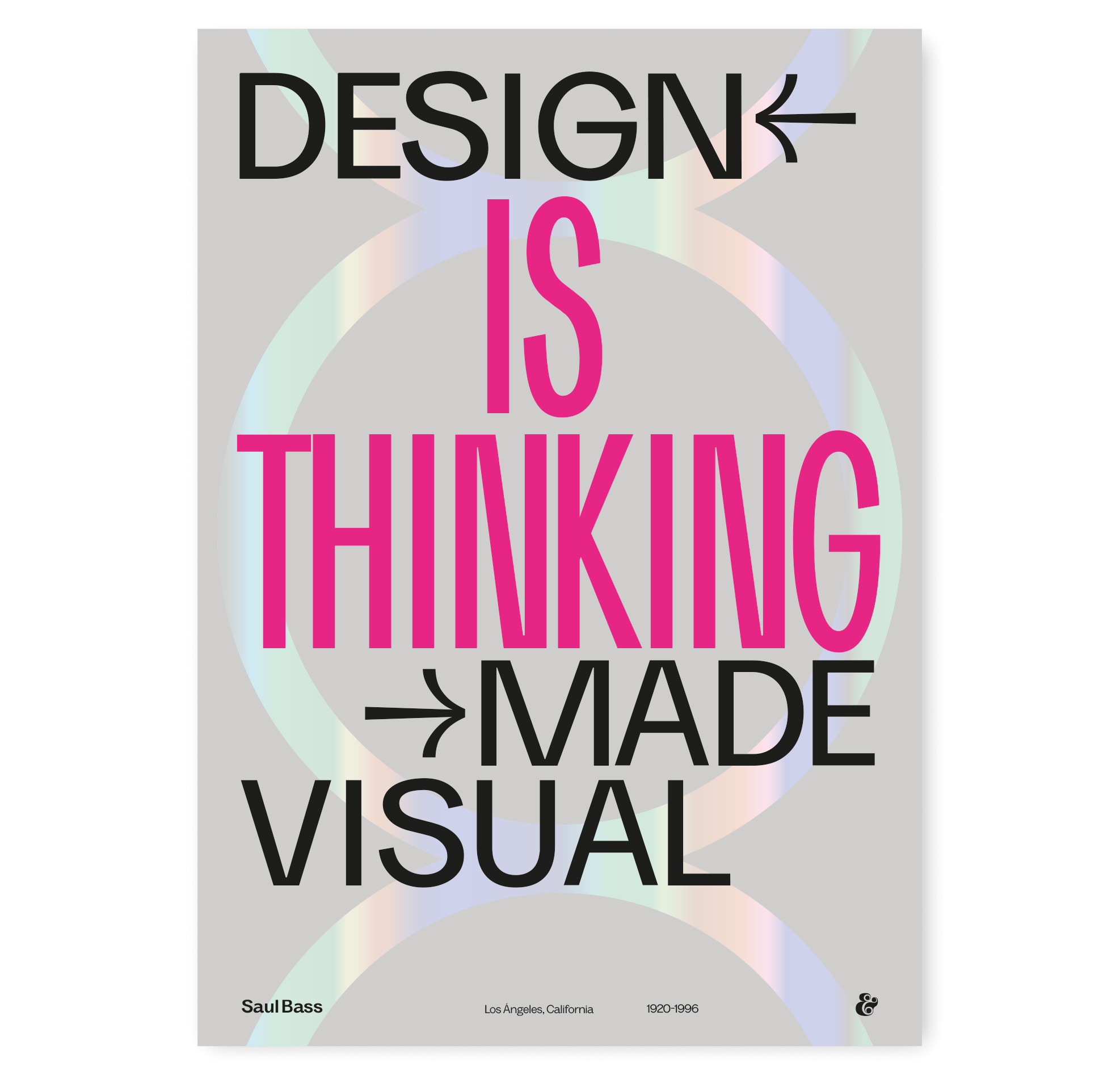 Typographic Print 06, Saul Bass tribute design